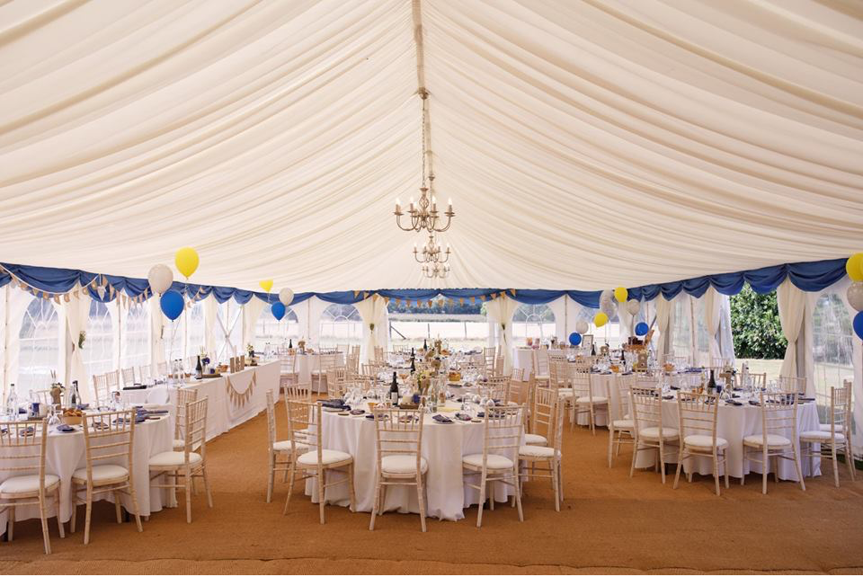 marquee wedding at Kennington Hall, Ashford, Kent